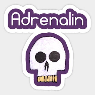 Adrenalin Before You Die Sticker